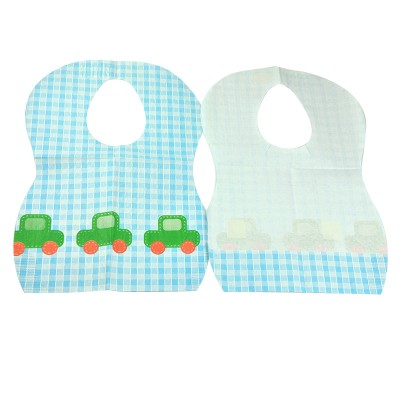 Customized Anti-bacterial Nonwoven Disposable Baby Bibs with Pocket